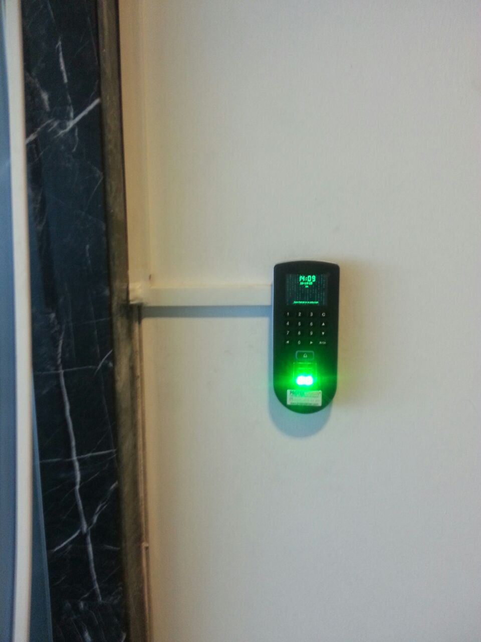 F19-MİFARE Parmak İzi Okuyucu Montaj Görüntüleri